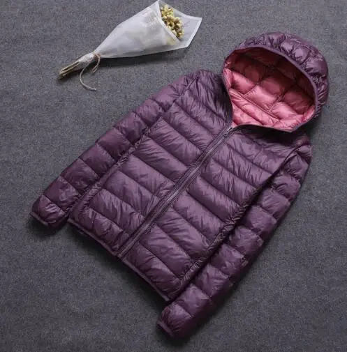 معطف زنجي ريش البط الشتوي SEDUTMO مع غطاء رأس قابل للارتداء من الجانبين، معطف فائق الخفة، معطف مبطن للربيع ED616