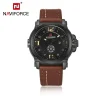 New Fashion Mens Watches Naviforce 9099 Sport Quartz Men Watch Relogio Masculino Leather Waterproof Male Wristwatches