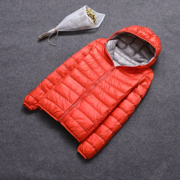 معطف زنجي ريش البط الشتوي SEDUTMO مع غطاء رأس قابل للارتداء من الجانبين، معطف فائق الخفة، معطف مبطن للربيع ED616