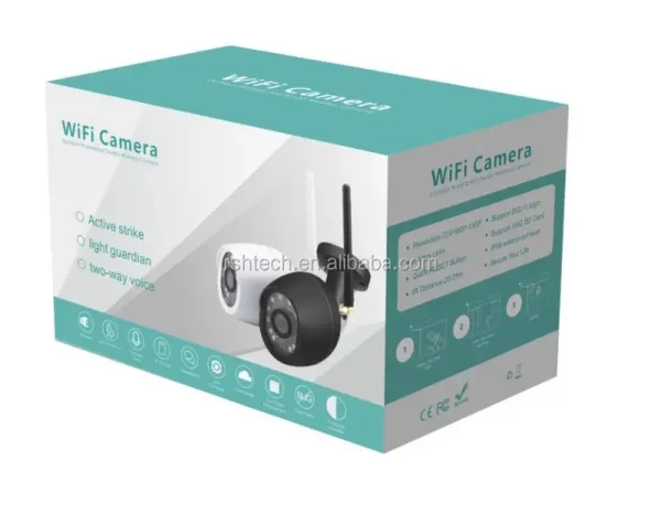 كاميرا HD Security CCTV WiFi مع بطاقة SIM Gsm Lte رؤية ليلية بالأشعة تحت الحمراء غير متوفرة في أي مكان