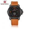 New Fashion Mens Watches Naviforce 9099 Sport Quartz Men Watch Relogio Masculino Leather Waterproof Male Wristwatches