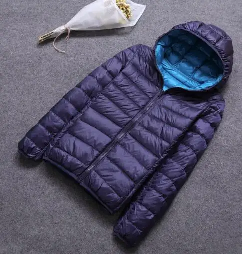 معطف زنجي ريش البط الشتوي SEDUTMO مع غطاء رأس قابل للارتداء من الجانبين، معطف فائق الخفة، معطف مبطن للربيع ED616