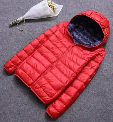 معطف زنجي ريش البط الشتوي SEDUTMO مع غطاء رأس قابل للارتداء من الجانبين، معطف فائق الخفة، معطف مبطن للربيع ED616