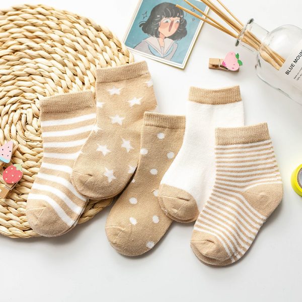 5Pairs الطفل الجوارب القطنية ربيع الخريف الكرتون الحيوان الأطفال جورب الفتيات لطيف الوليد بوي طفل الاطفال الجوارب 0-6 سنوات