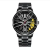 Foreign Trade New Trend Full Automatic Quartz Movement Stainless Steel Band Men's Watch Wheel Non-Mechanical Fashionable