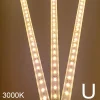 1-10 قطعة LED شريط جامد DC12V 50 سنتيمتر 20 بوصة SMD5730 36 المصابيح U/V على شكل شقة LED قناة الألومنيوم شريط جامد للإضاءة الداخلية