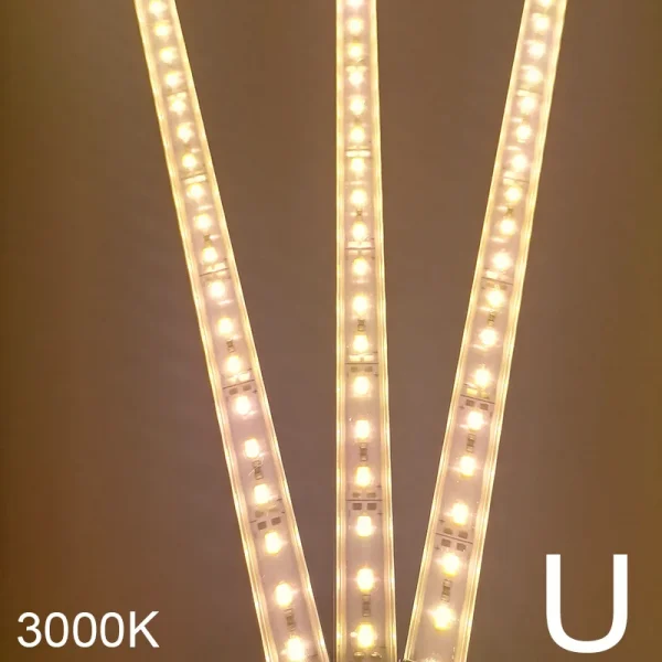 1-10 قطعة LED شريط جامد DC12V 50 سنتيمتر 20 بوصة SMD5730 36 المصابيح U/V على شكل شقة LED قناة الألومنيوم شريط جامد للإضاءة الداخلية