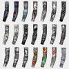REXCHI HB15 Tattoo Printed Sleeves Summer Ice Silk Fabric Breathable Fast Dry Anti Ultraviolet Cooling Tatoo Arm Sleeves Men