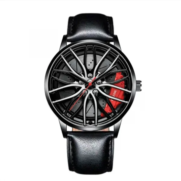 Foreign Trade New Trend Full Automatic Quartz Movement Stainless Steel Band Men's Watch Wheel Non-Mechanical Fashionable