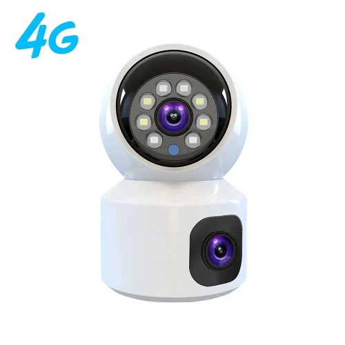 Top Selling Built-in Microphone Infrared Indoor Security Camera Dual Lens 4G V380 Camera WIFI for Warehouse Monitoring