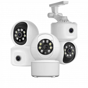 ICSEE 2MP واي فاي قبة عموم إمالة الكاميرا للرؤية الليلية زاوية واسعة إضاءة منخفضة اتصال داخلي بطاقة SD سحابة اتجاهين الصوت