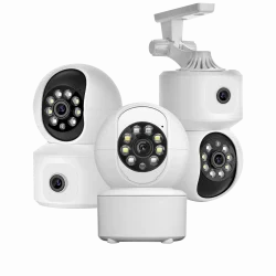 ICSEE 2MP واي فاي قبة عموم إمالة الكاميرا للرؤية الليلية زاوية واسعة إضاءة منخفضة اتصال داخلي بطاقة SD سحابة اتجاهين الصوت