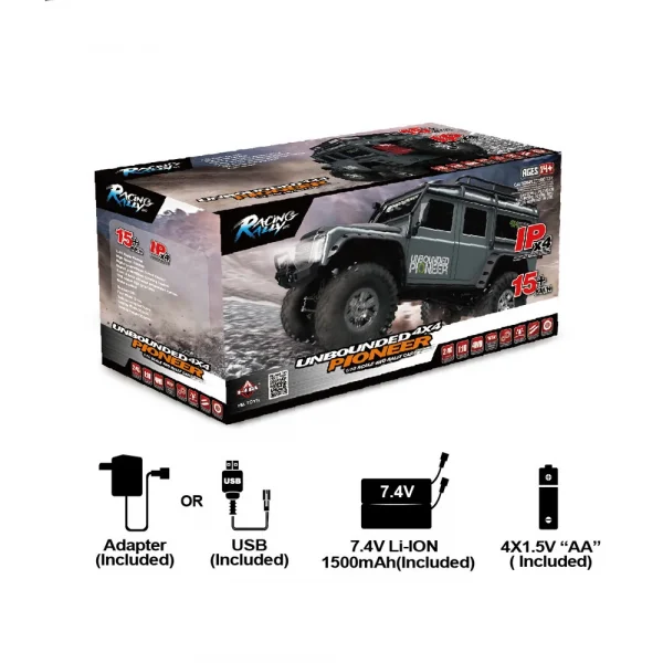 2025 Hot Sales 1:10 4WD RC Car Rock Crawler RC Cars 4x4 15KM/H High Speed Off Road Remote Control Toy for Children Adult