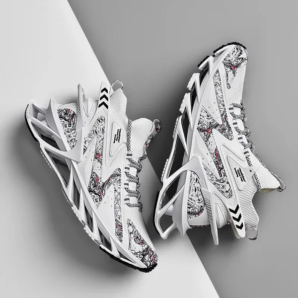 Brand Logo Custom Men Fashion Casual Sneakers Height Increasing Blade Sports Running Shoes for Man