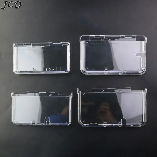JCD البلاستيك واضح كريستال واقية هارد شل غطاء حماية الجلد ل GBA SP NDSL DSI NDSi XL 3DS XL جديد 3DS XL LL وحدة التحكم