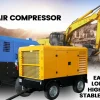 ZAKF CE Certification 5m3/Min 8bar 185 CFM Compresor De Aire Diesel Engine Screw Air Compressor for Drilling