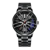 Foreign Trade New Trend Full Automatic Quartz Movement Stainless Steel Band Men's Watch Wheel Non-Mechanical Fashionable