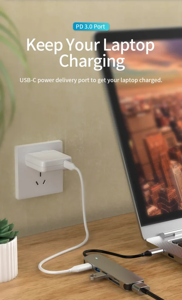 USB C HUB نوع C الفاصل إلى HDMI-4K محطة إرساء محول الكمبيوتر المحمول مع PD SD TF RJ45 Thunderbolt 3 لماك بوك اير M1 باد برو