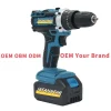 New 4in1 20v Brushless Lithium Ion Cordless Electric Impact Wrench Gun 1/2 Combo