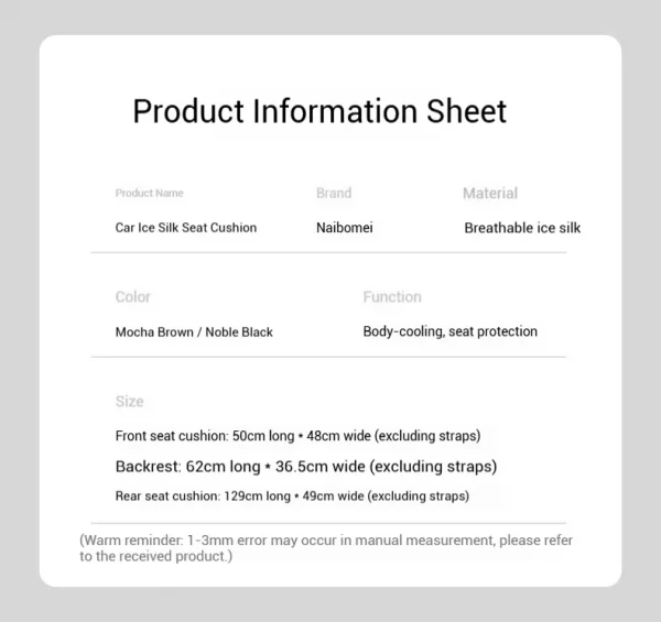 وسادة مقعد السيارة الحرير الجليد تنفس غطاء مقعد السيارة لسوبارو STI Brz Wrx Xv صعود فورستر Outback امبريزا ليجاسي اكسسوارات