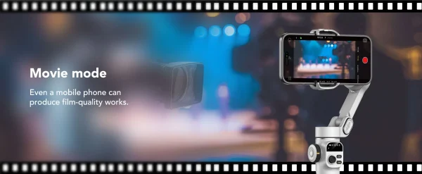 AOCHUAN Smart X2 3 Axis Gimbal Stabilizer للهواتف الذكية iPhone و Android Gimbal مع شاشة LED مدمجة لعمود التمديد