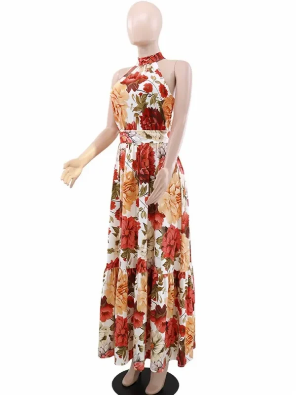 فساتين أفريقية أنيقة للنساء داشيكي فستان صيفي ربيعي طويل فستان ماكسي فساتين أفريقية تقليدية للسيدات فستان طويل خيالي