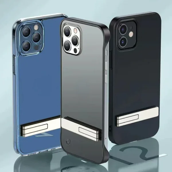 حامل هاتف محمول مغناطيسي رفيع للغاية وقابل للطي، حامل هاتف محمول من سبيكة معدنية لسطح المكتب ومسند دعم عالمي للهاتف