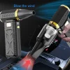 M18 فرش توربو منفاخ طائرة مروحة 400000 دورة في الدقيقة قوية الكهربائية المحمولة منظف الغبار 53 متر/الثانية نوع C شحن مروحة عنيفة