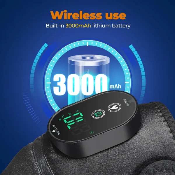 3 في 1 لوحة التدفئة الكتف الركبة دعامة المرفق لالتهاب المفاصل الساخن ضغط حزام تدليك المفاصل تعزيز الدورة الدموية نيباد