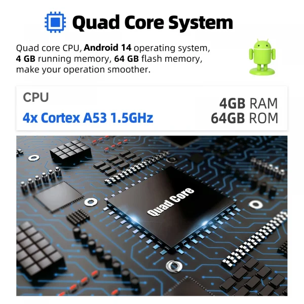 راديو ستيريو للسيارة من ESSGOO مقاس 9 بوصات 2 DIN مزود بتقنية Carplay يعمل بنظام الأندرويد وستيريو للسيارة وبلوتوث 64 جيجا ونظام تحديد المواقع والملاحة RDS وواي فاي وUSB FM DAB + CAM