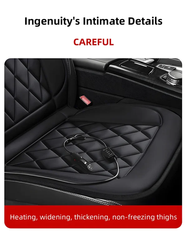 سيارة الحرارة وسادة مقعد التدفئة الكهربائية حصيرة العالمي الشتاء تصميم جديد 12 فولت/24 فولت وسادة للمقعد للمركبات التدفئة وسادة يغطي