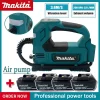 ماكيتا المحمولة اللاسلكي منفاخ لإطارات السيارة 18 فولت بطارية مضخة هواء كهربائية ضاغط الهواء المحمول لإطارات السيارات دراجة الكرة