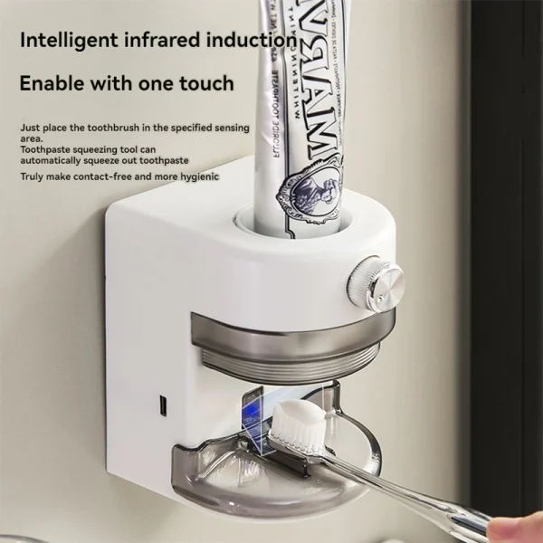 عصارة معجون أسنان أوتوماتيكية قابلة للإزالة بدون حفر.