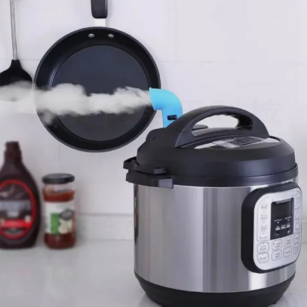 1 قطعة قدر الضغط سيليكون العادم الأنابيب قدر الضغط سيليكون البخار الإصدار صمام قدر الضغط صمام العادم تحويل