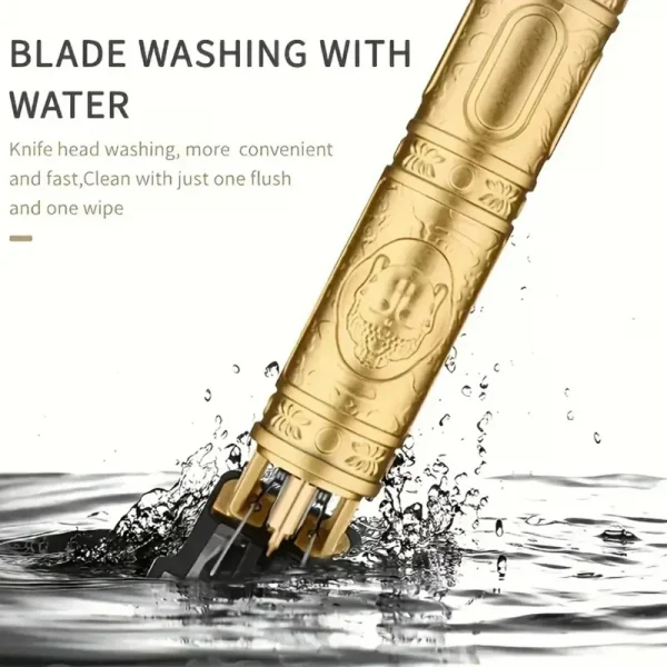 نحت مقص الشعر المهنية آلة قطع الشعر الحلاق قابلة للشحن الشعر المتقلب المعادن آلة قص الشعر المقص للرجال