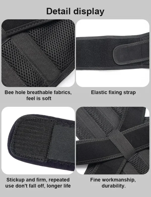 دعامة مصحح وضعية الظهر، حزام دعم الكتف، الجزء العلوي والسفلي من الظهر لتخفيف آلام الظهر، تحسين صدرية وضعية الترقوة للعمود الفقري