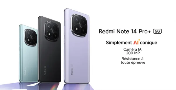 Xiaomi Redmi Note 14 Pro Plus 5G، NFC، Snapdragon®7s Gen 3، شاشة AMOLED 1,5K بوصة، 120 هرتز، كاميرا 200 ميجابكسل، بطارية 5110 مللي أمبير، الشاحن غير متضمن