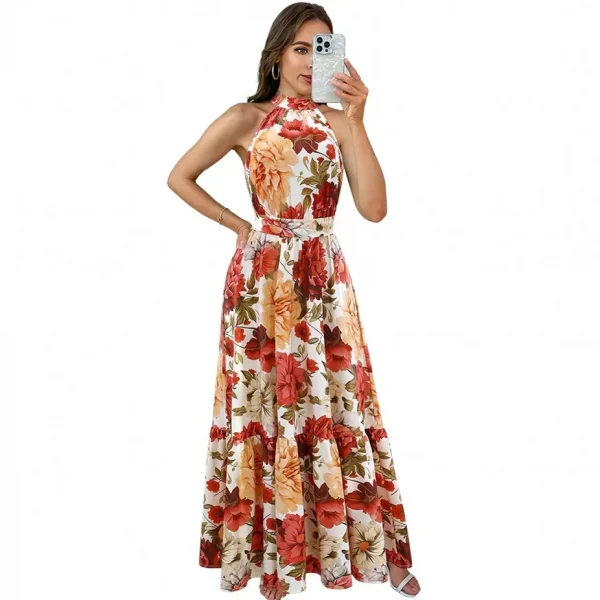 فساتين أفريقية أنيقة للنساء داشيكي فستان صيفي ربيعي طويل فستان ماكسي فساتين أفريقية تقليدية للسيدات فستان طويل خيالي