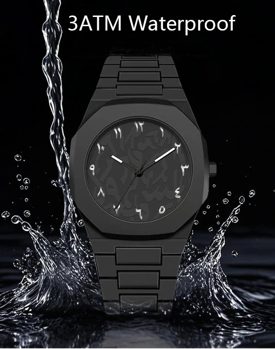 الساعات الرياضية الشعبية في الشرق الأوسط للرجال والنساء ساعات الكوارتز الدوبامين المتخصصة أزياء الفولاذ المقاوم للصدأ للماء