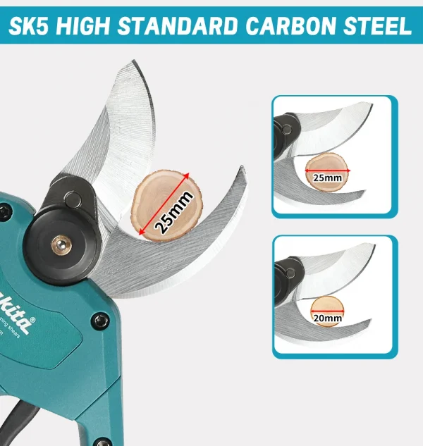 ماكيتا 45 مللي متر اللاسلكي فرش الكهربائية تشذيب القص شجرة بونساي المقلم فروع القاطع أداة السلطة لبطارية ماكيتا 18 فولت