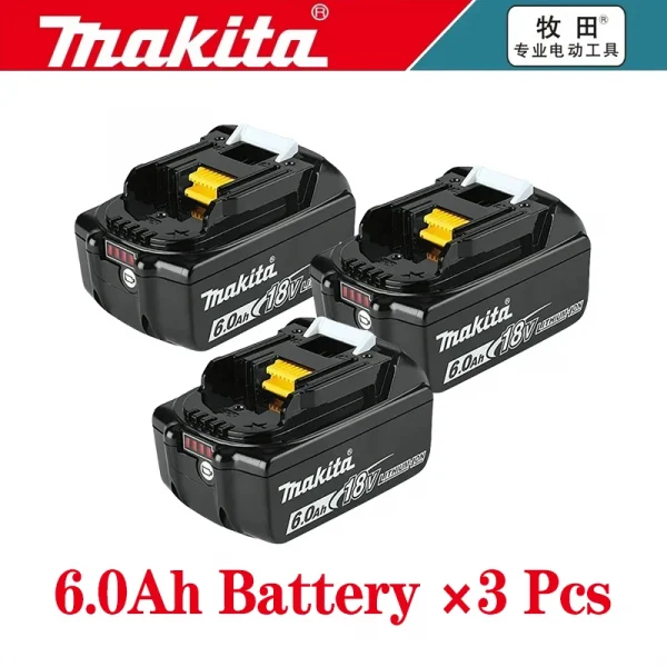 5Ah 6Ah 9Ah Fast DHL DELIVERY 100٪ بطارية أداة ماكيتا 18 فولت الأصلية ، لبطارية ماكيتا 18 فولت BL1850B BL1840B BL1830B BL1815️️