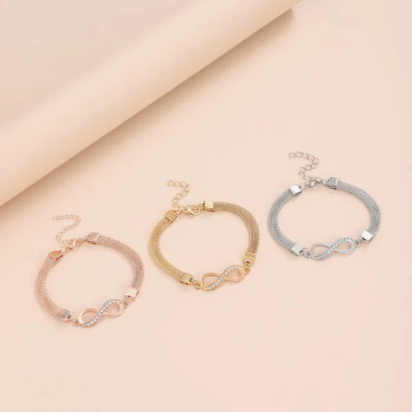 طقم أساور ذهبية اللون على شكل حرف C عتيق بسيط من المعدن مع فتحة قابلة للتعديل للنساء 2024 مجوهرات عصرية عالية الجودة هدايا