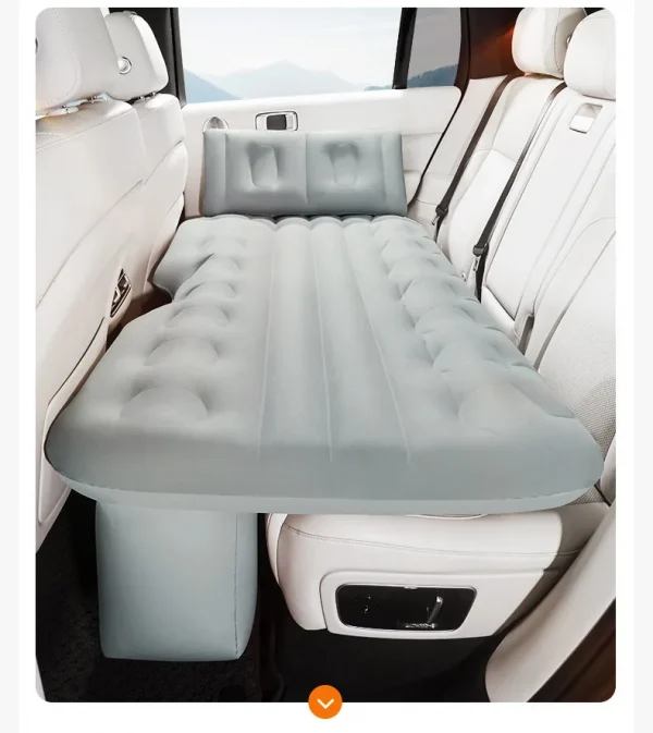 مرتبة هوائية خلفية للسفر أوتوماتيكية للسيارة، سرير محمول ذكي AI قابل للنفخ للنوم في السيارة