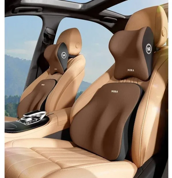 رغوة الذاكرة سيارة مسند الرأس العالمي قطني وسادة الظهر وسادة قطني وسادة سيارة الراحة الرقبة وسادة اكسسوارات السيارات العامة