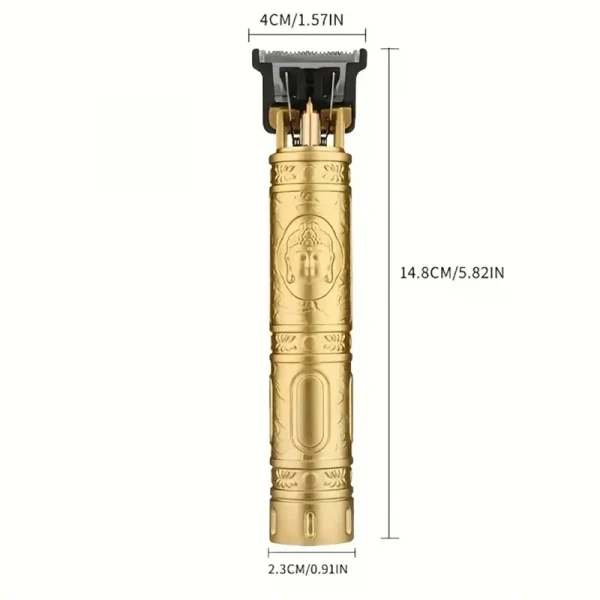 نحت مقص الشعر المهنية آلة قطع الشعر الحلاق قابلة للشحن الشعر المتقلب المعادن آلة قص الشعر المقص للرجال