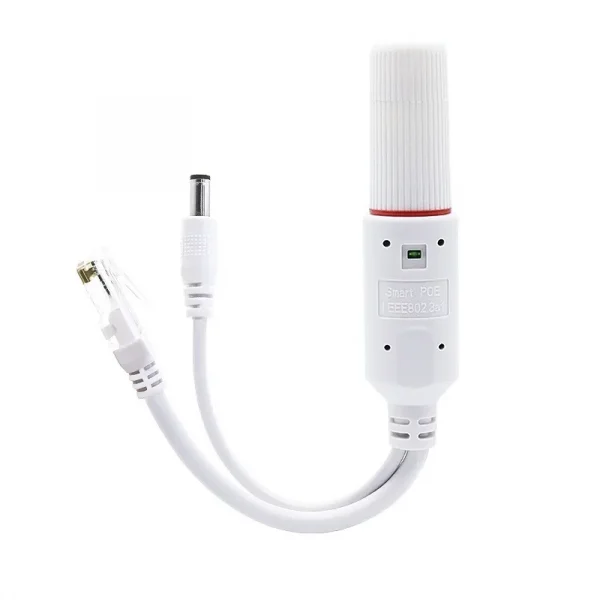 Waterproof POE Splitter IP67 48V to 12V IEEE 802.3af/at Adapter for Outdoor IP Camera CCTV Security System
