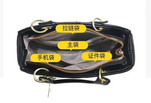 حقائب كتف نسائية جديدة لعام 2025 حقائب كتف نسائية فاخرة ذات تصميم كبير حقيبة كروس عصرية ذات سعة كبيرة