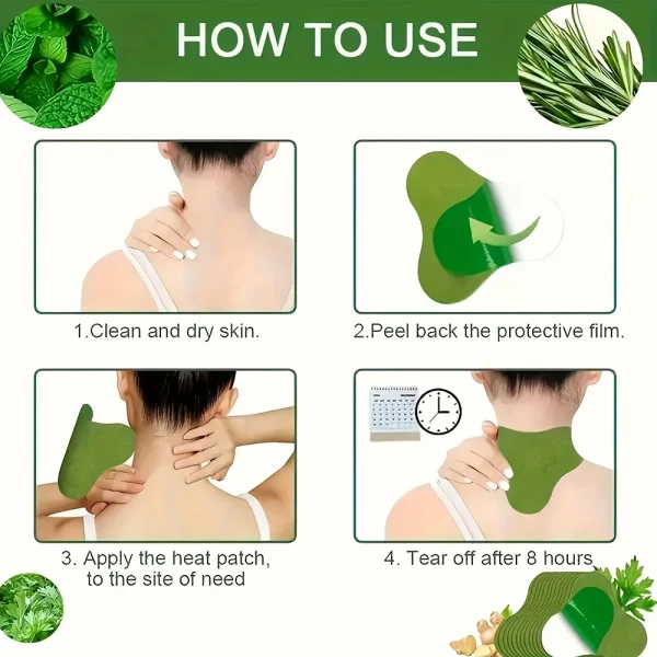 12/50/100 قطعة رقعة ضغط ساخنة للرقبة، مناسبة للأعمال المنزلية ومكتب العمل والسفر في الهواء الطلق، وتقديم الهدايا