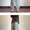 Summer Straight Chino Corduroy Men's Spring New Fashion Retro Sports Pants Loose Wide-legged Casual