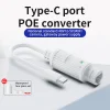 48V to 5V Water proof PoE Converter, RJ45 Port Output 5V/2A, IEEE802.3af/at for Passive 5V Devices
